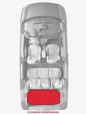 ЭВА коврики «Queen Lux» багажник для Mercedes C 30 AMG